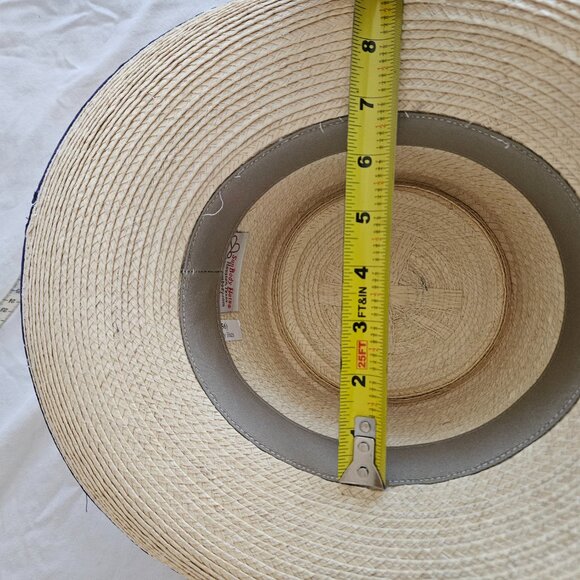 Sun Body Reata Hat 7 (56) Woven Straw Purple Ribbon main image 6